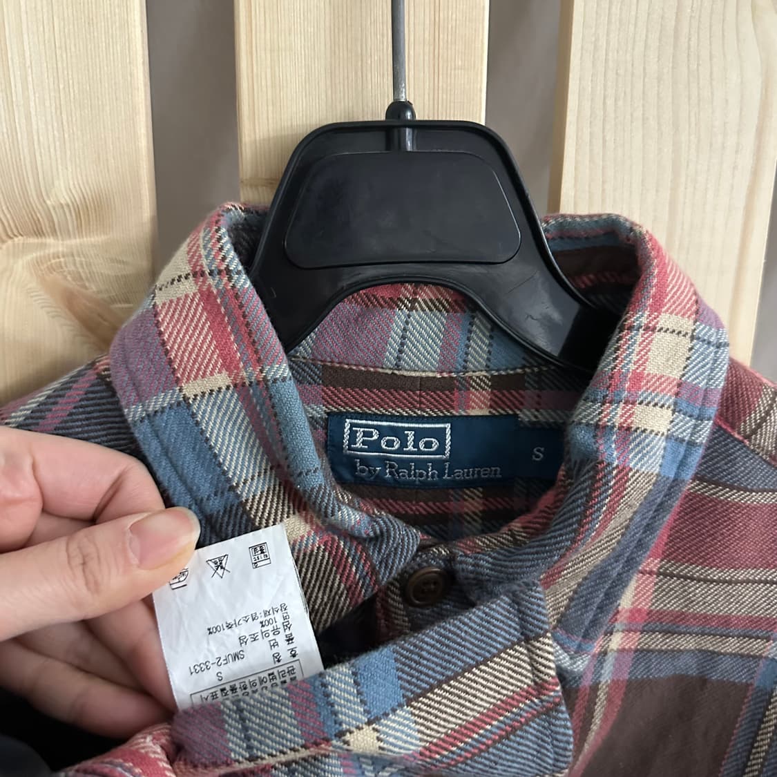 (S~M) 폴로 랄프로렌 체크셔츠 상품이미지6