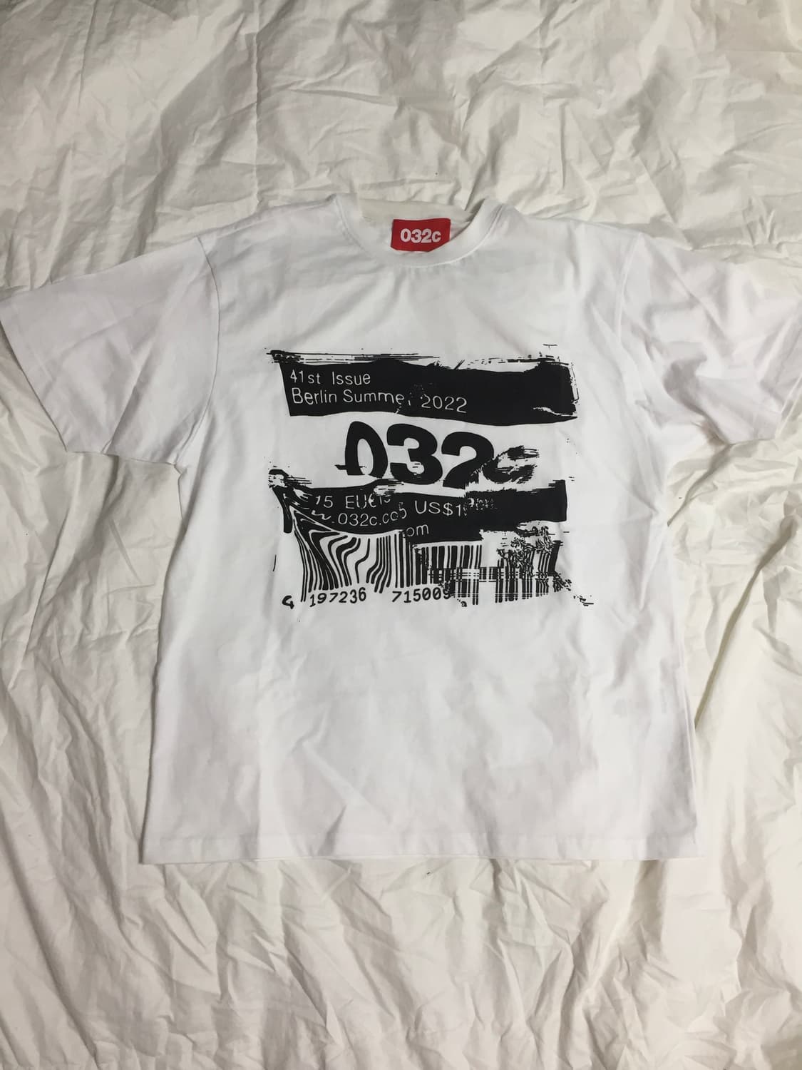 032c 바코드 티셔츠 상품이미지1