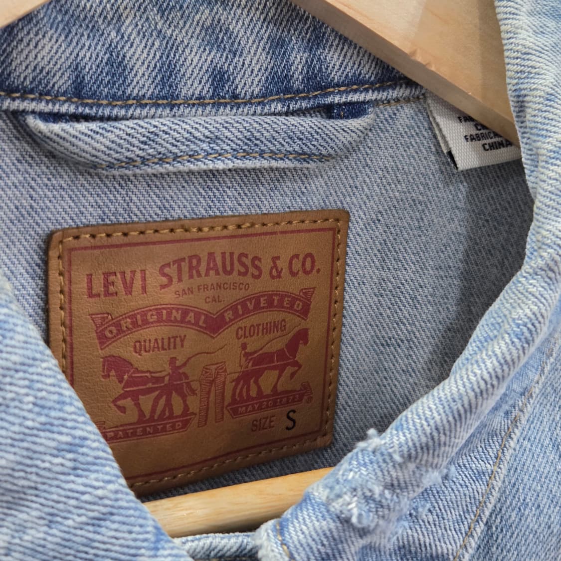 리바이스 데님자켓 S 상품이미지3