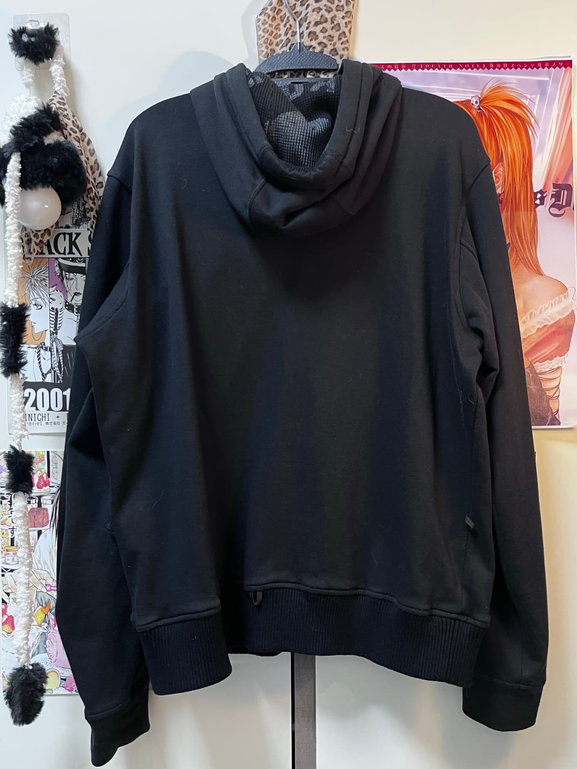 Harley davidson 무지 후드집업 L 상품이미지4