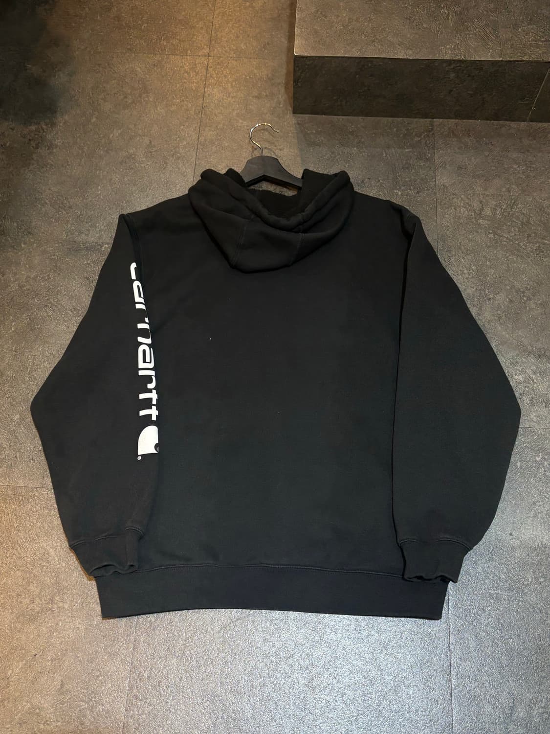 칼하트 오리지널핏 후드티 블랙 상품이미지3