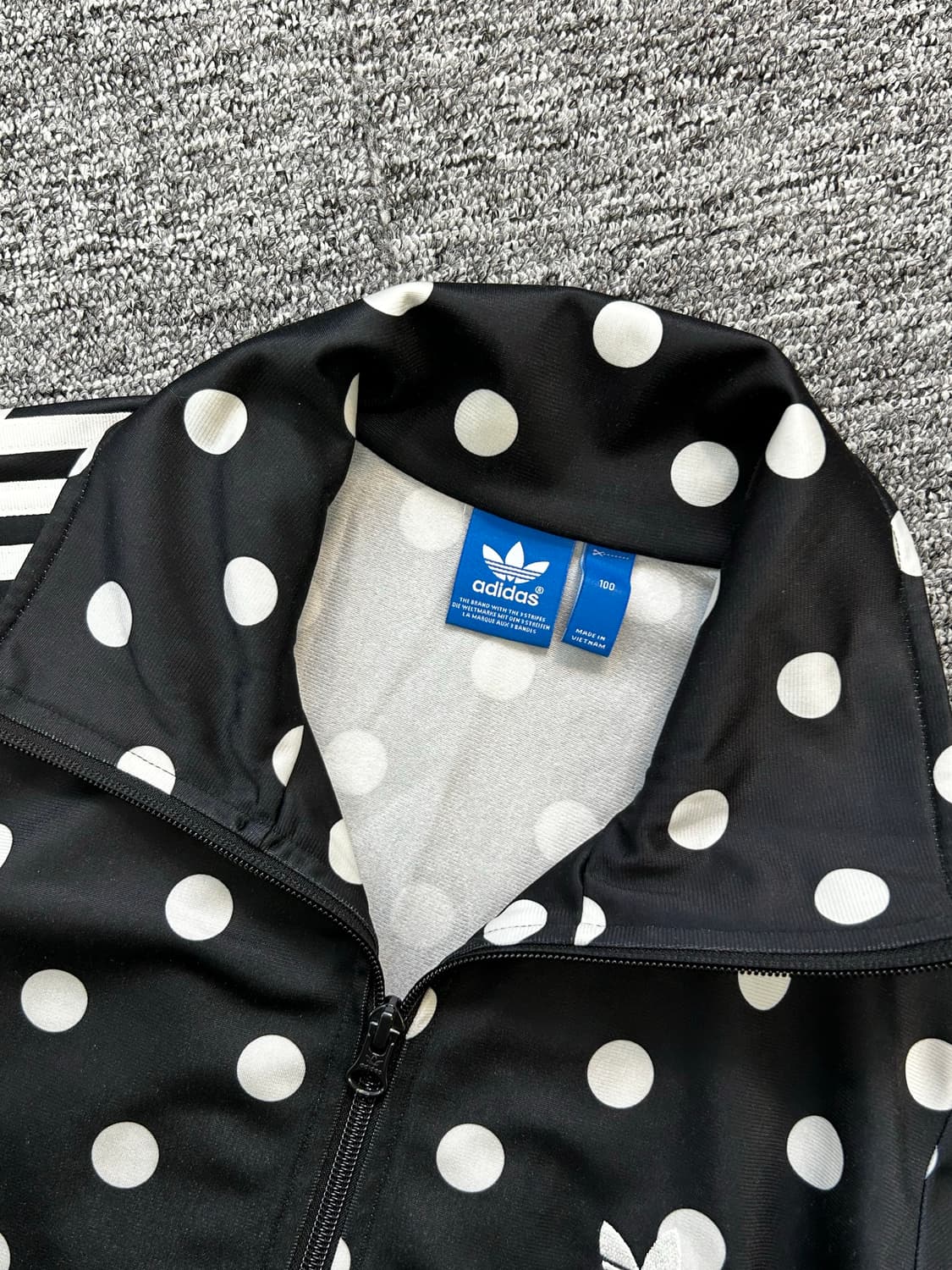 아디다스 파이어버드 도트 땡땡이 트랙탑 져지 L 상품이미지4