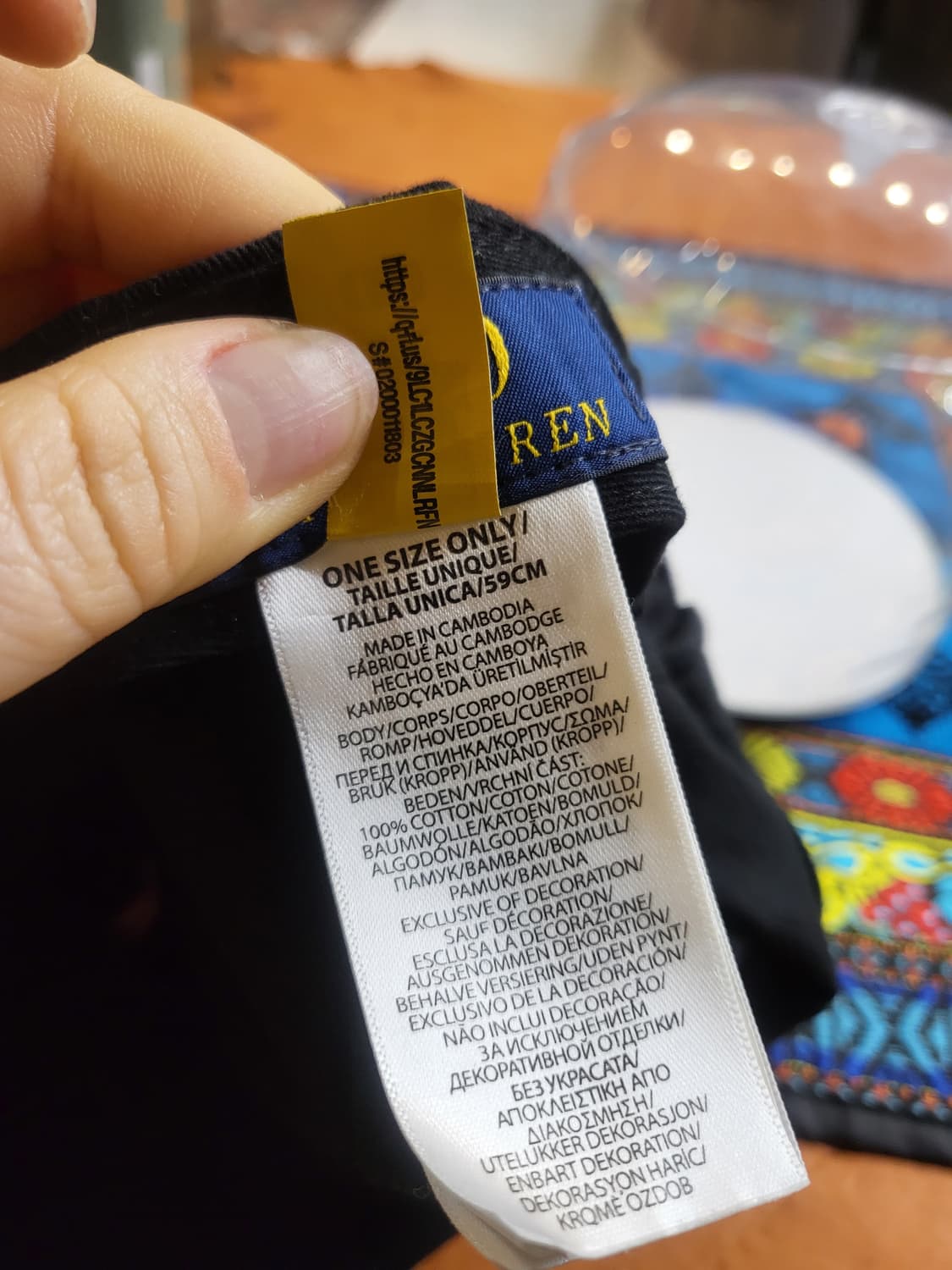 폴로랄프로렌 레드포니 코튼치노 볼캡 상품이미지5