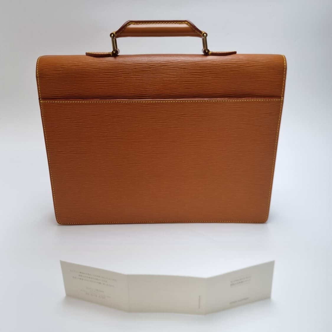 루이비통 에삐 세르비엣 서류가방 카멜 (최상급, 남녀공용 브리프케이스) 상품이미지4