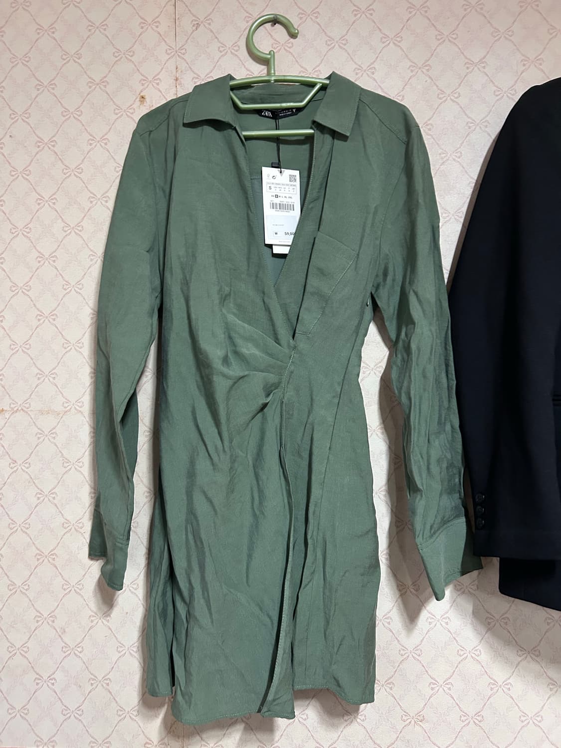 ZaRa 카키 랩원피스 상품이미지2