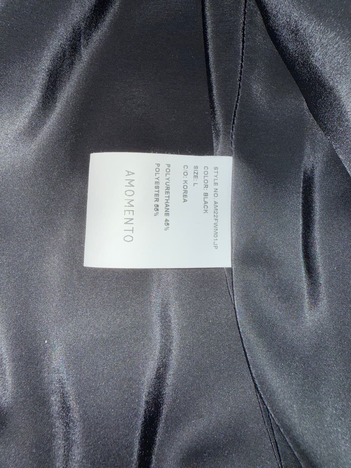 아모멘토 VEGAN LEATHER BLOUSON 상품이미지4