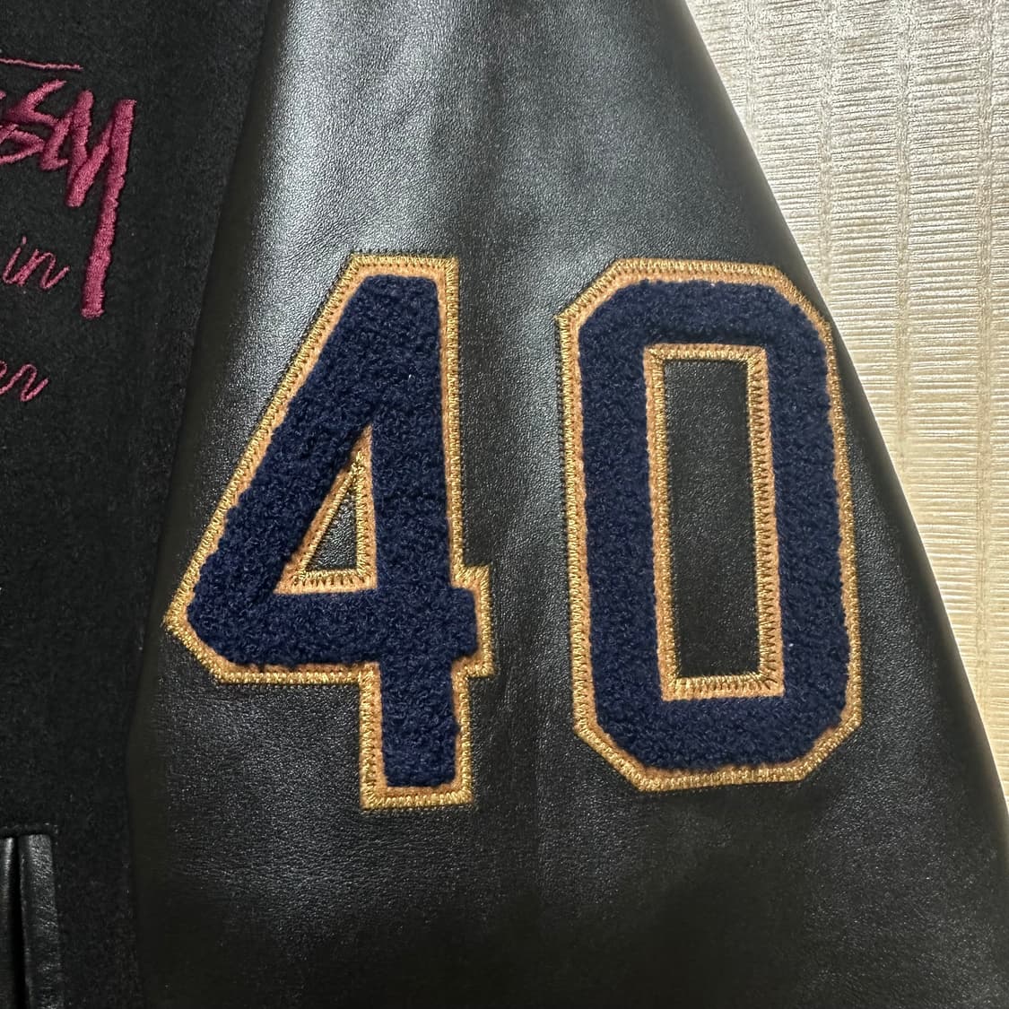 스투시 40주년 서울 바시티 자켓 M사이즈 상품이미지4