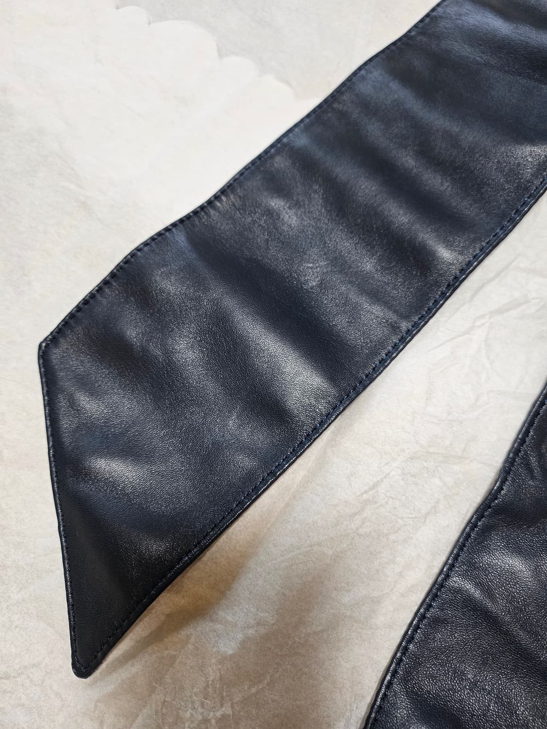 조르지오 아르마니 광폭 양가죽 벨트 미착용 70만원 상품이미지5