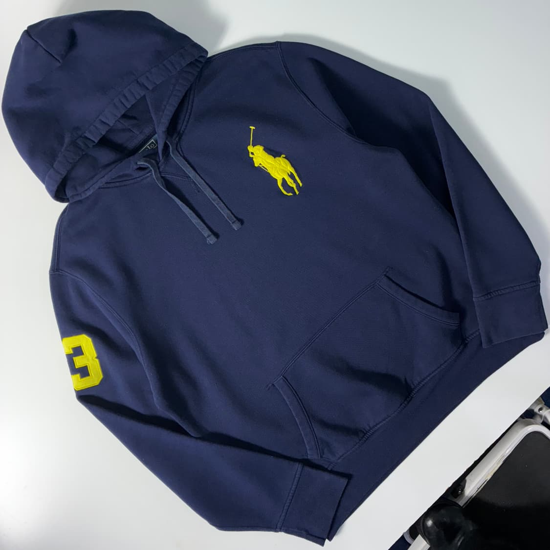 Polo 폴로 랄프로렌 네이비 빅포니 후드티 상품이미지2