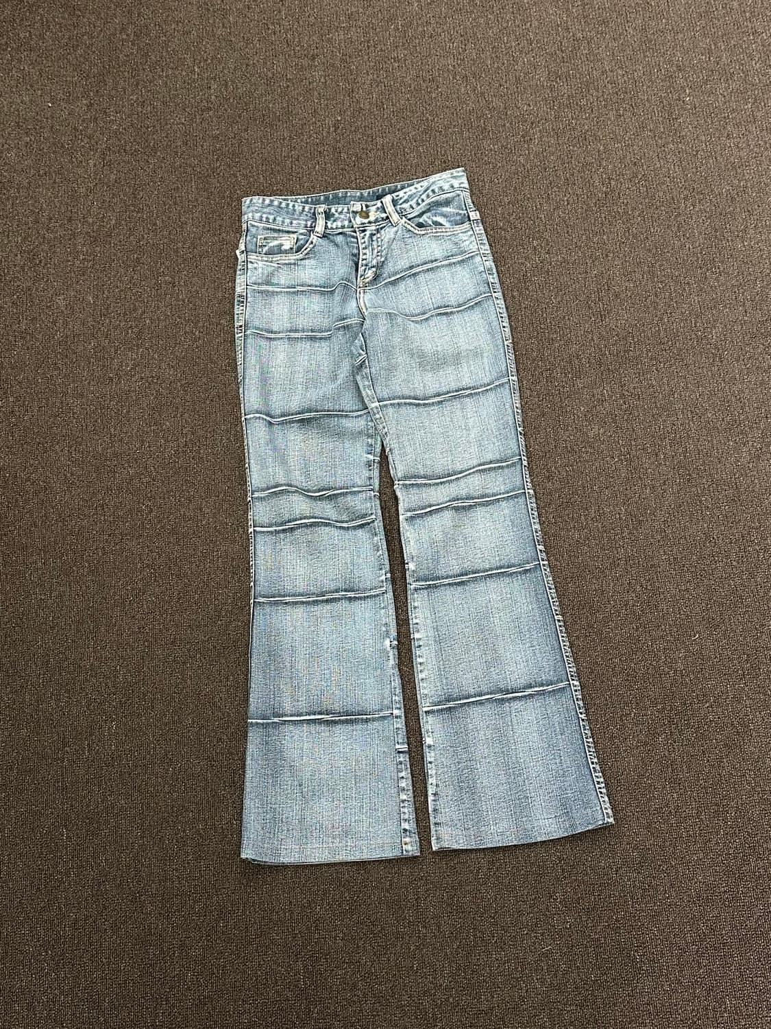 OS)일본 빈티지 여성 디테일 부츠컷 데님팬츠 상품이미지4