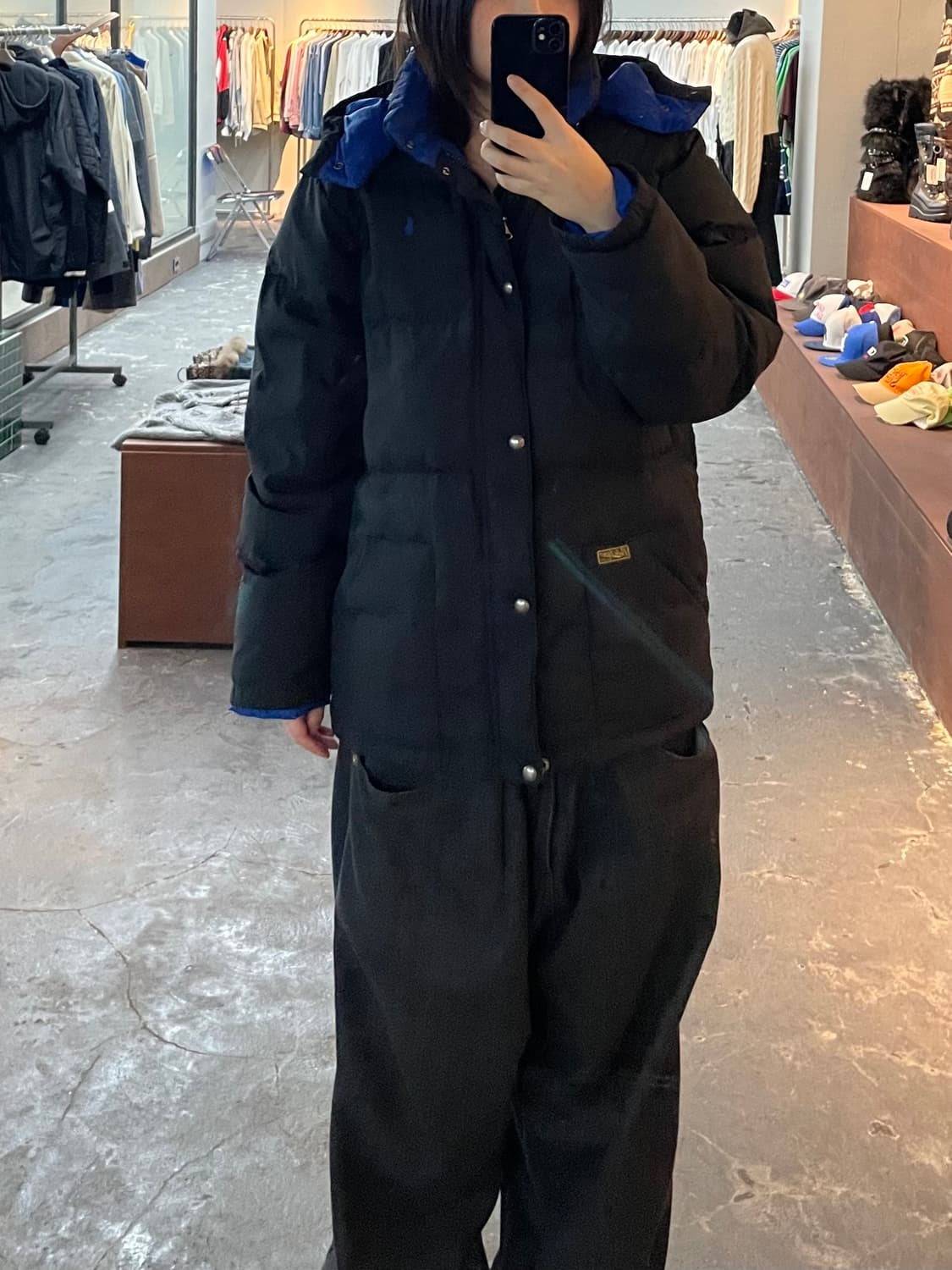 폴로랄프로렌 포니로고 올드스쿨 다운패딩 H862 상품이미지1