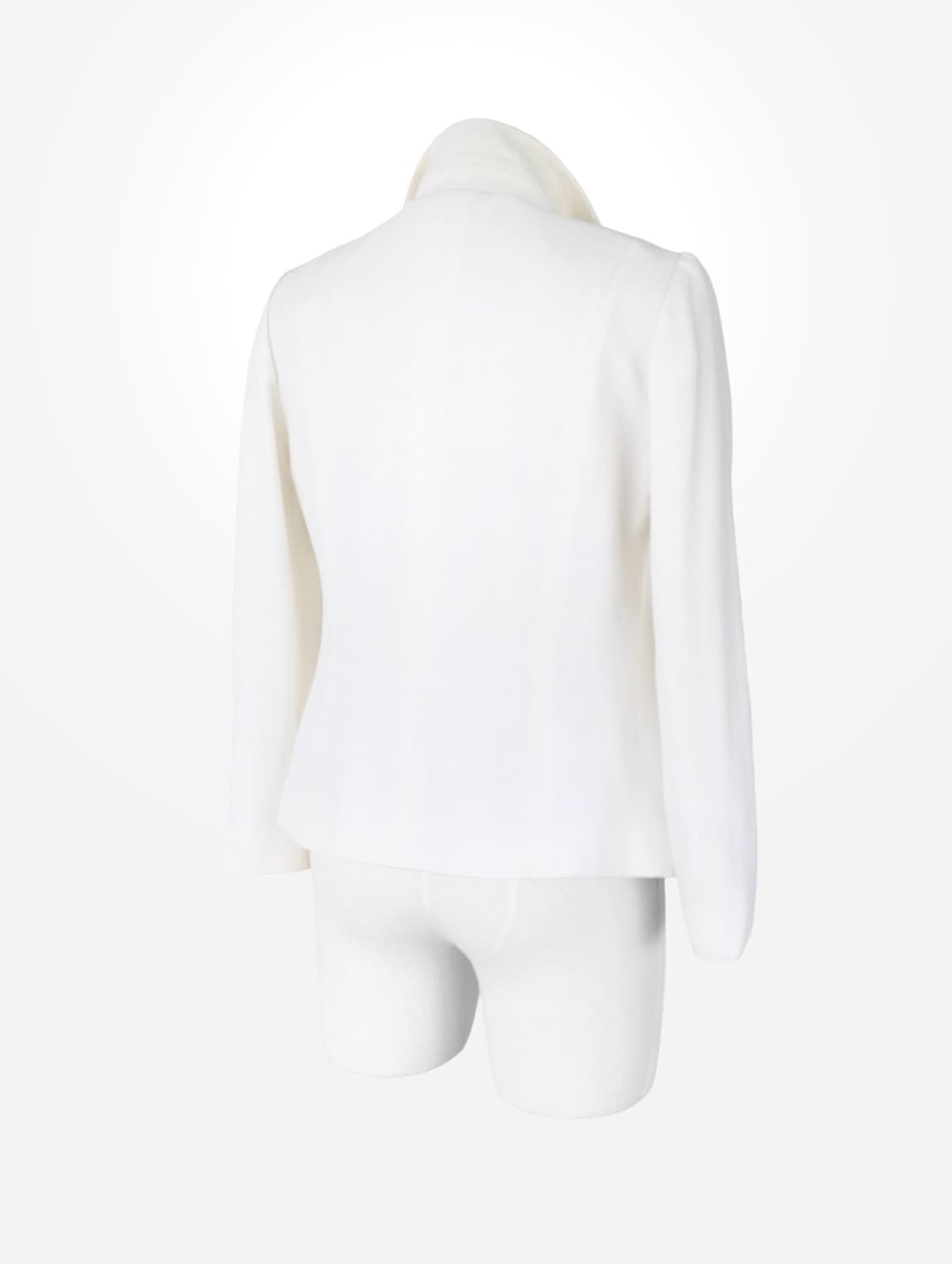 Ferragamo White Hidden-Button Blazer 상품이미지4