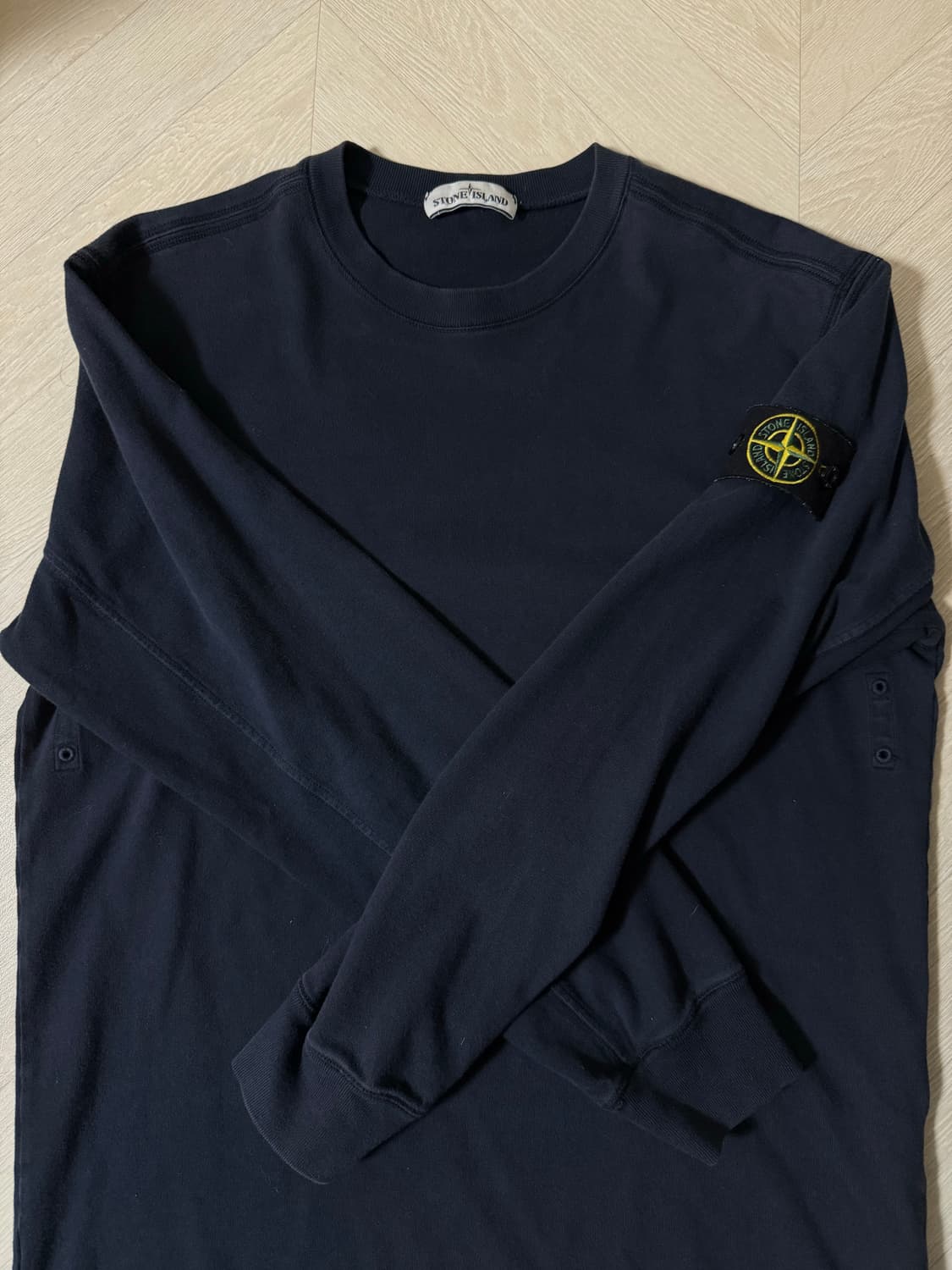 스톤아일랜드 맨투맨 블랙 L 상품이미지1