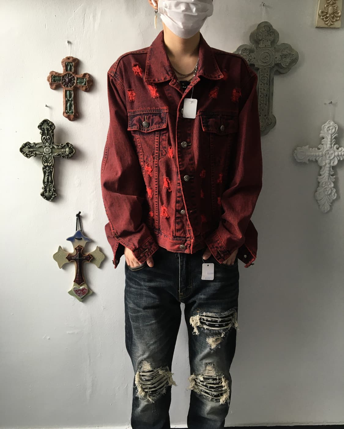 Damage washing jacket 상품이미지1