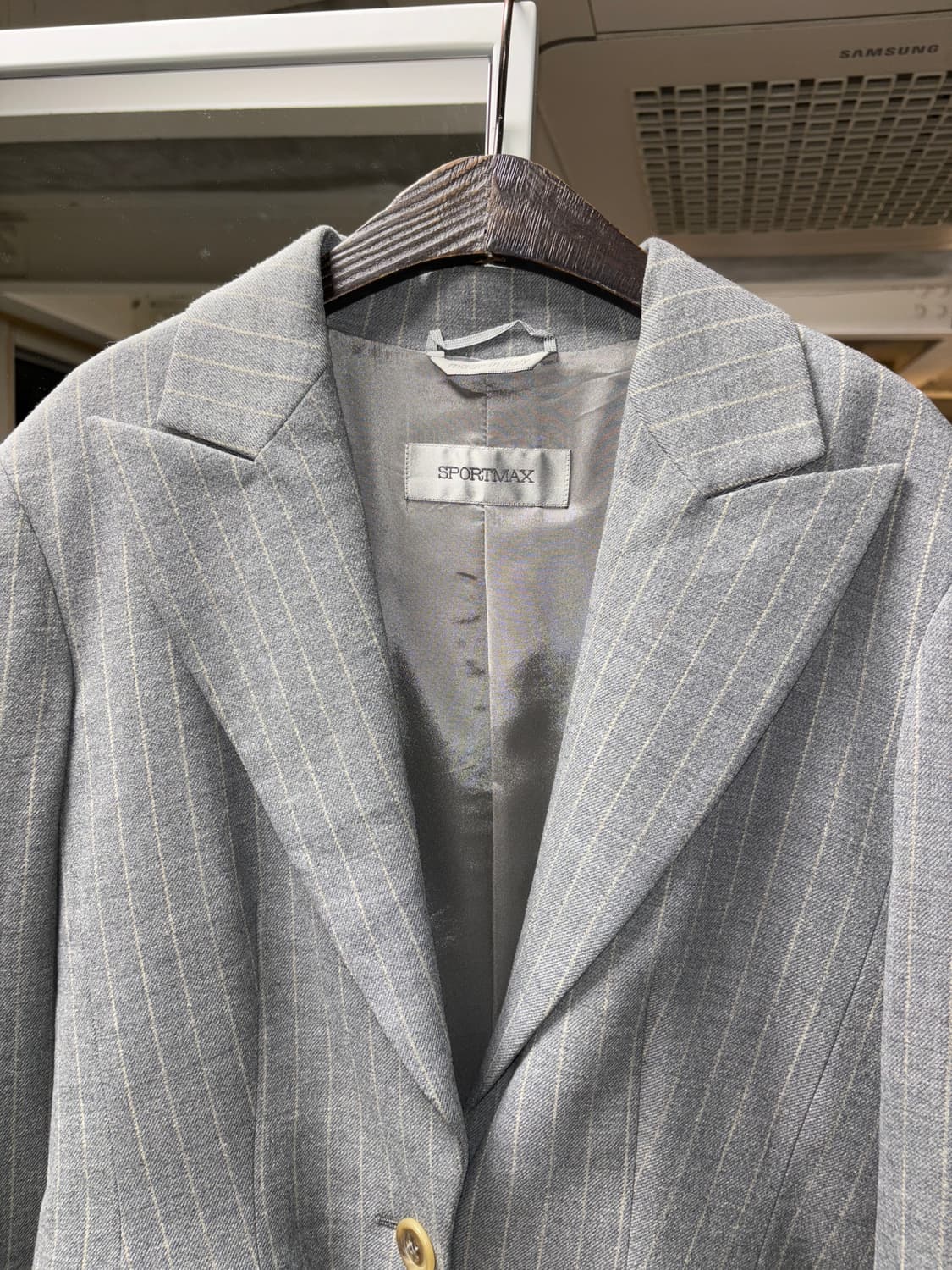 스포츠막스 울 핀 스트라이프 자켓 상품이미지3