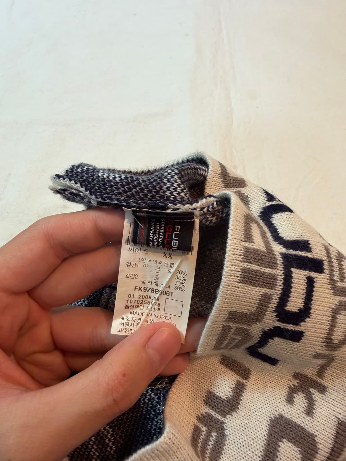 후부 FUBU 올드스쿨 힙합 비니 그레이 상품이미지3