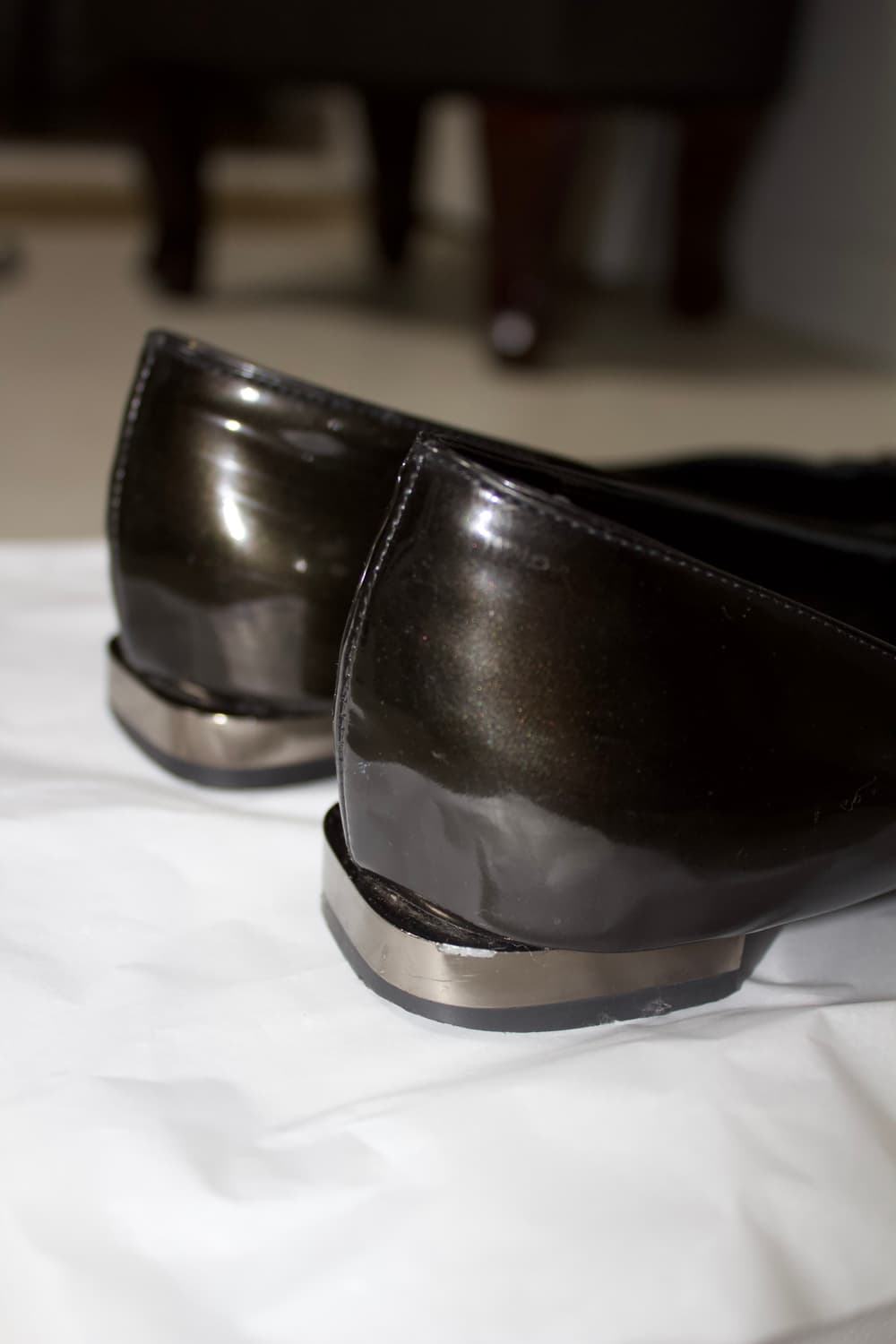 Giorgio Armani enameled flat shoes 상품이미지4