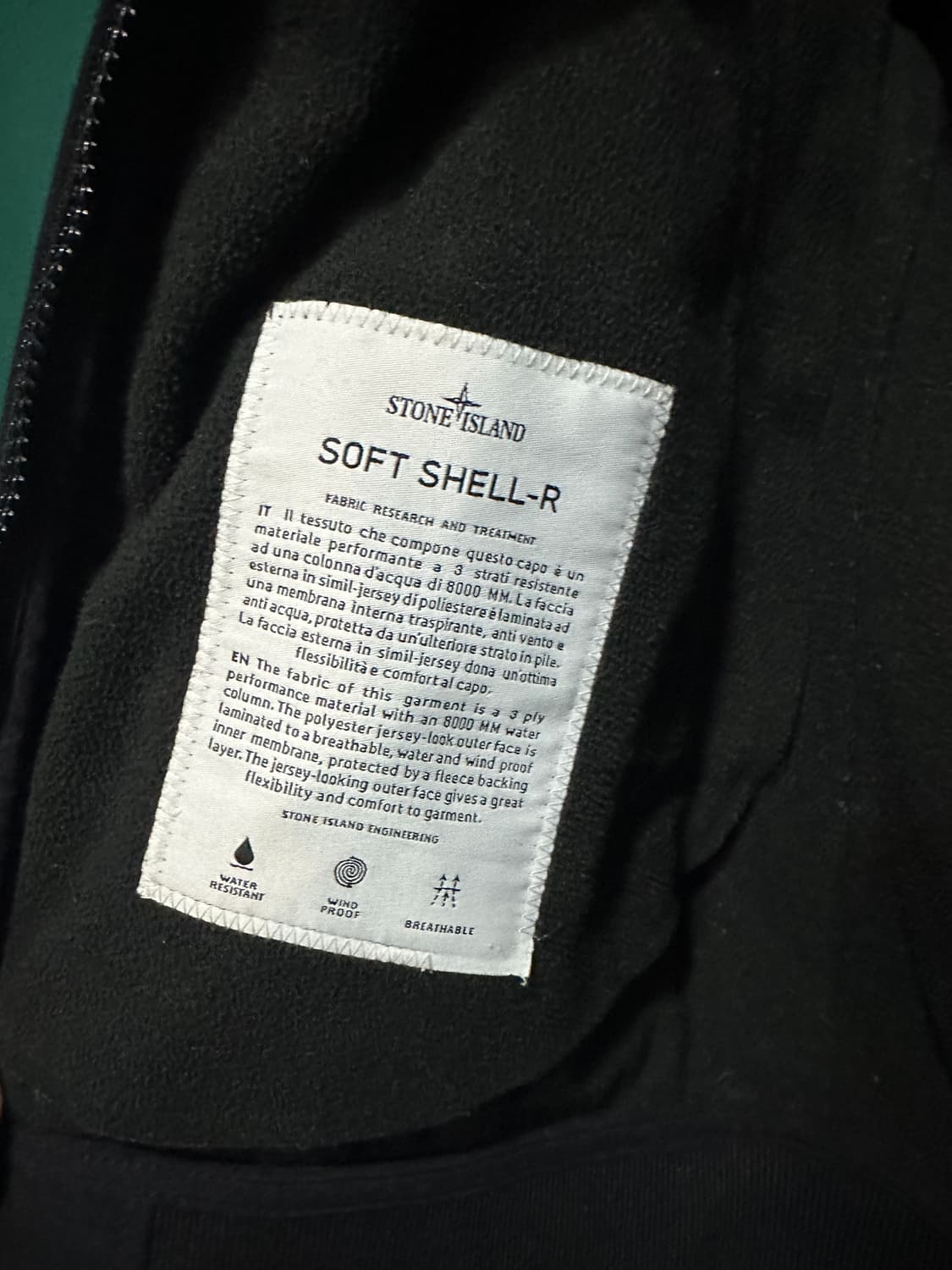 스톤아일랜드 소프트쉘 M 상품이미지5