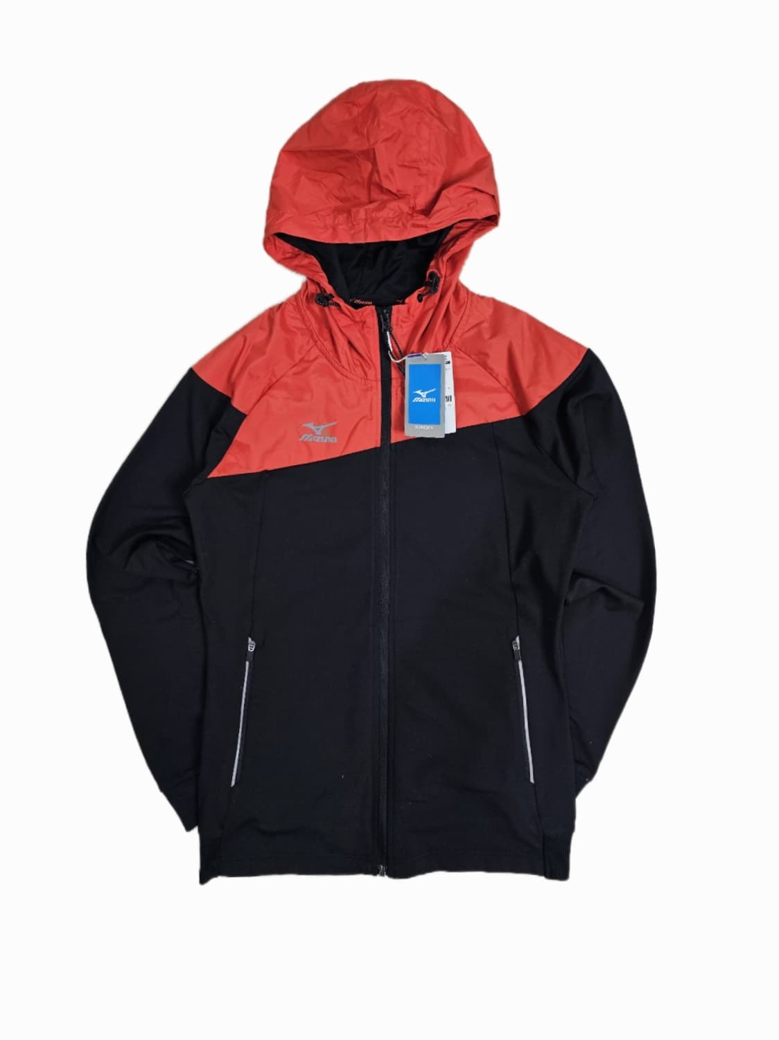 [M(90)] 미즈노 우븐 하이브리드 후드 저지 러닝 자켓 (새상품) 상품이미지1