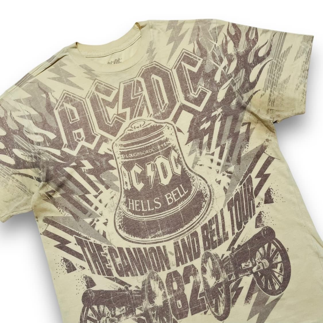 AC/DC 캐논 더 썬더 벨 2007s 밴드 반팔 티셔츠 상품이미지2