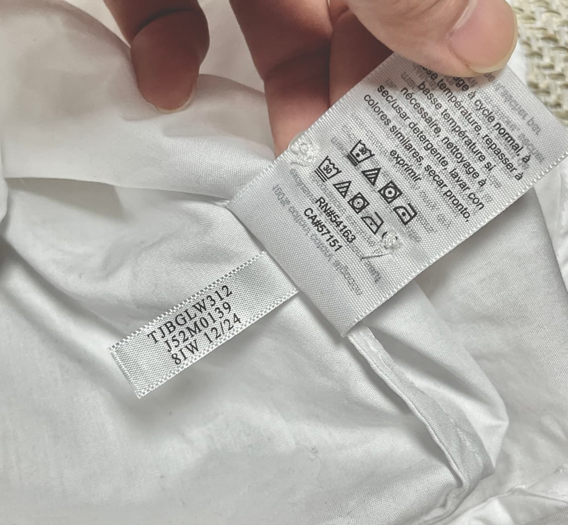 타미힐피거 옥스포드 남방 셔츠 화이트 S 상품이미지8