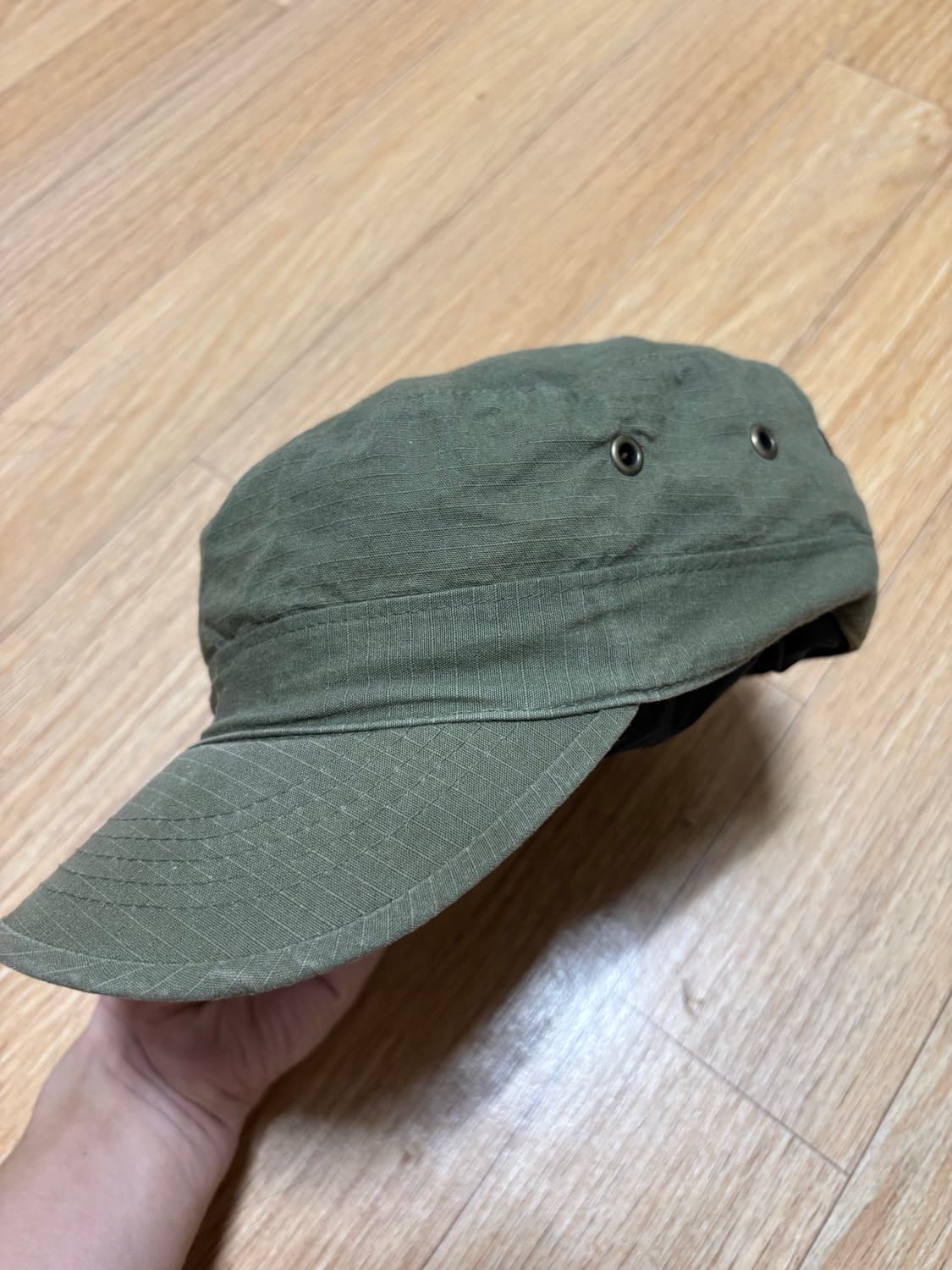 카키색 밀리터리 모자 캡모자 상품이미지1