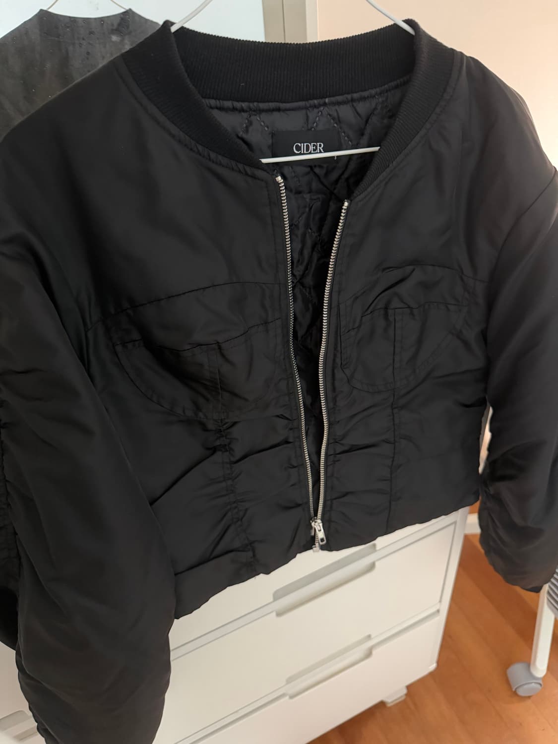 크롭 봄버 자켓 상품이미지1