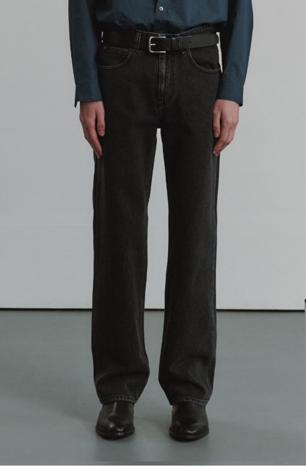 포트너스 FN Straight Jeans (Black) M사이즈 상품이미지1