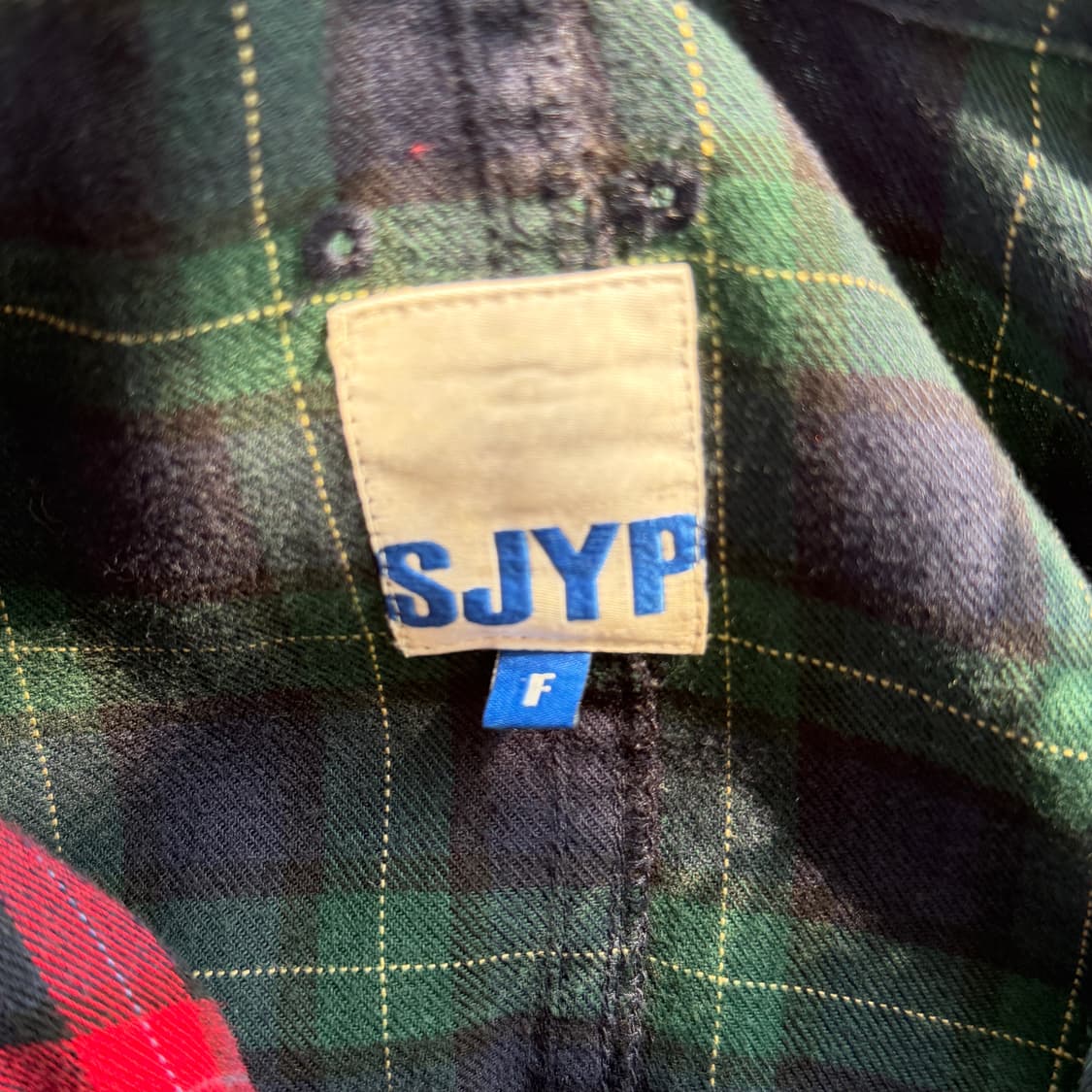 [F] SJYP 타탄체크 셔츠 원피스 상품이미지7