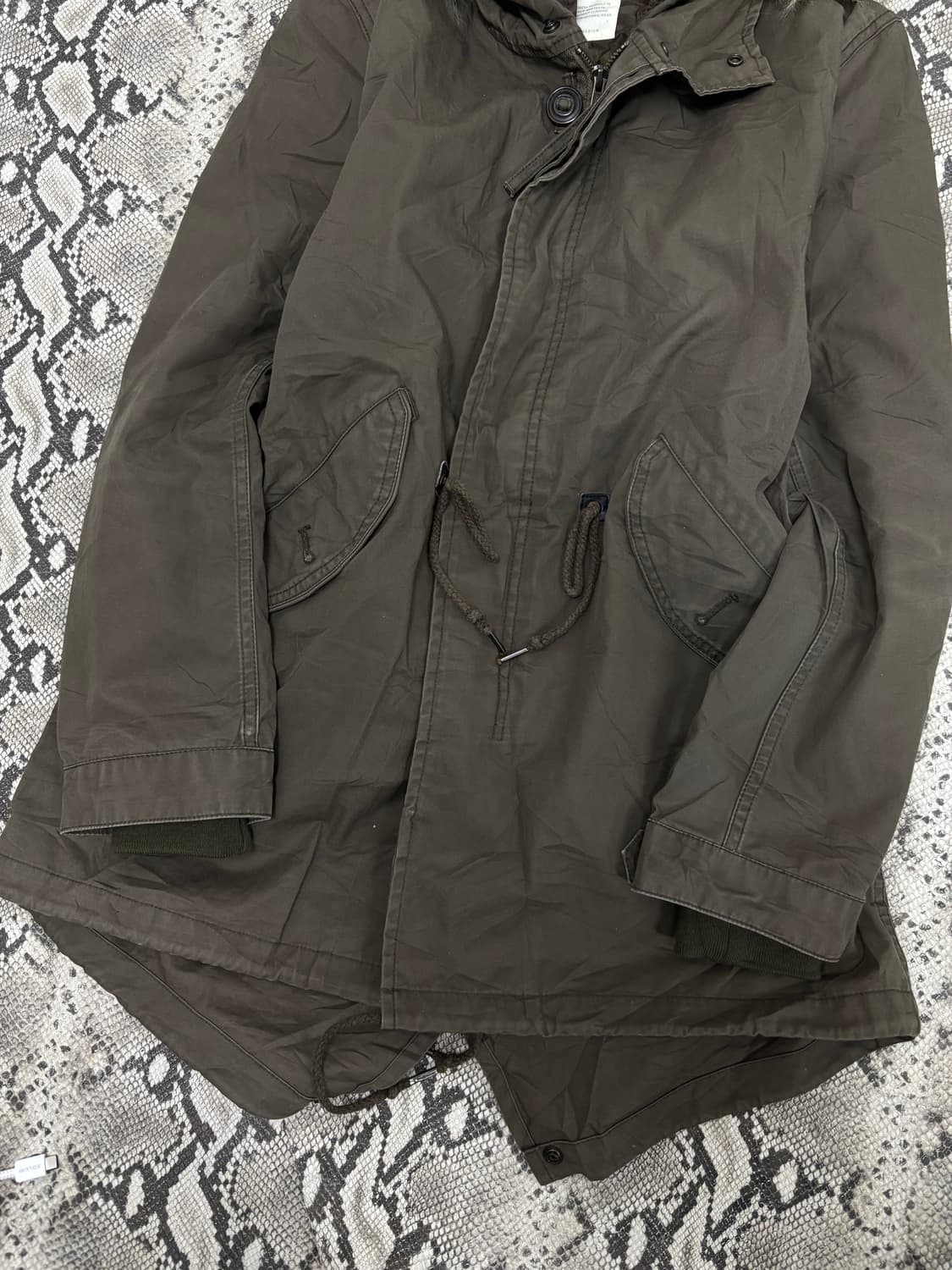 [Back Number]Grunge Mood Fur Parka 상품이미지5