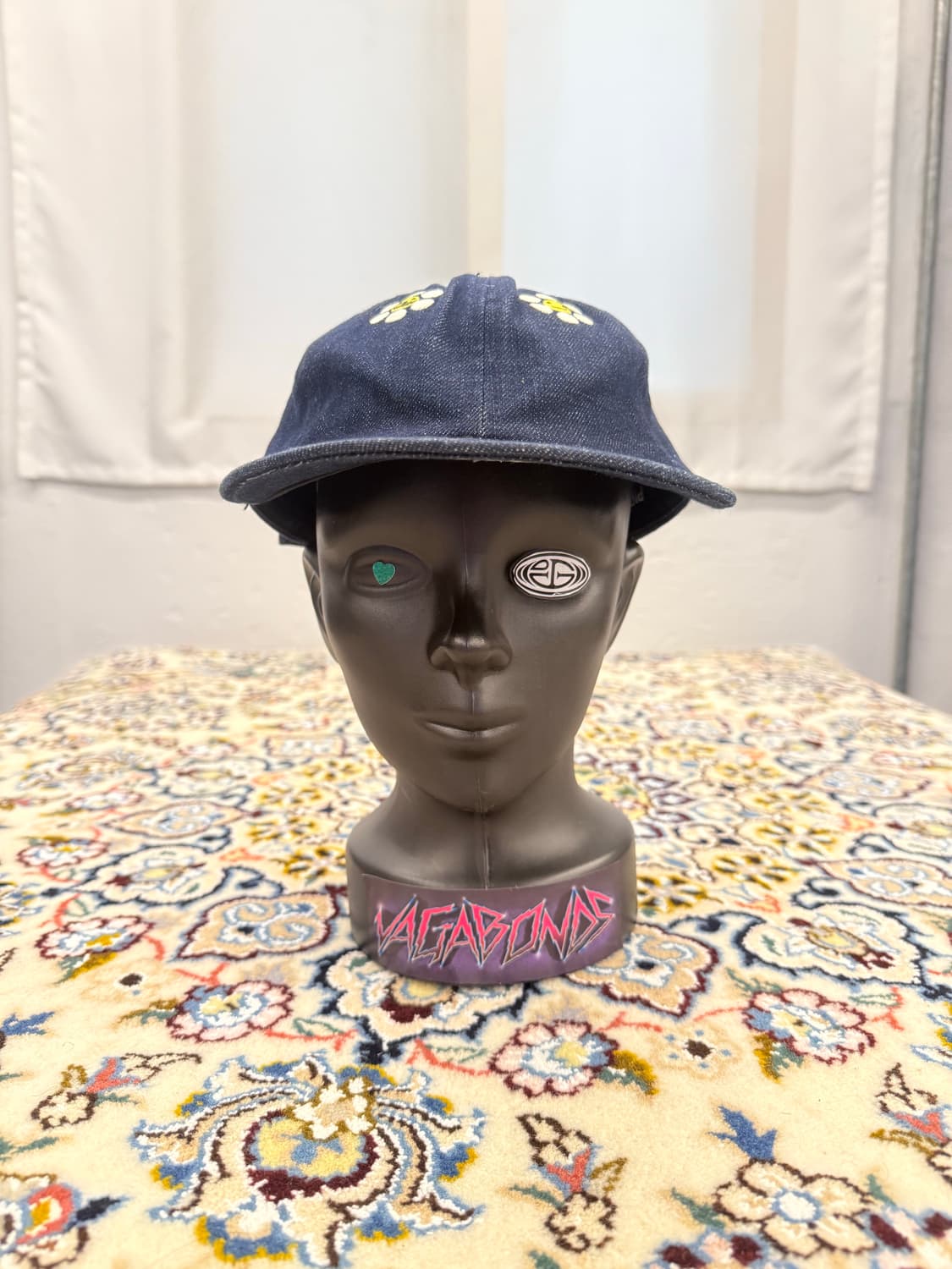 피스메이커 진청 데님 패널 자수  캡 상품이미지4