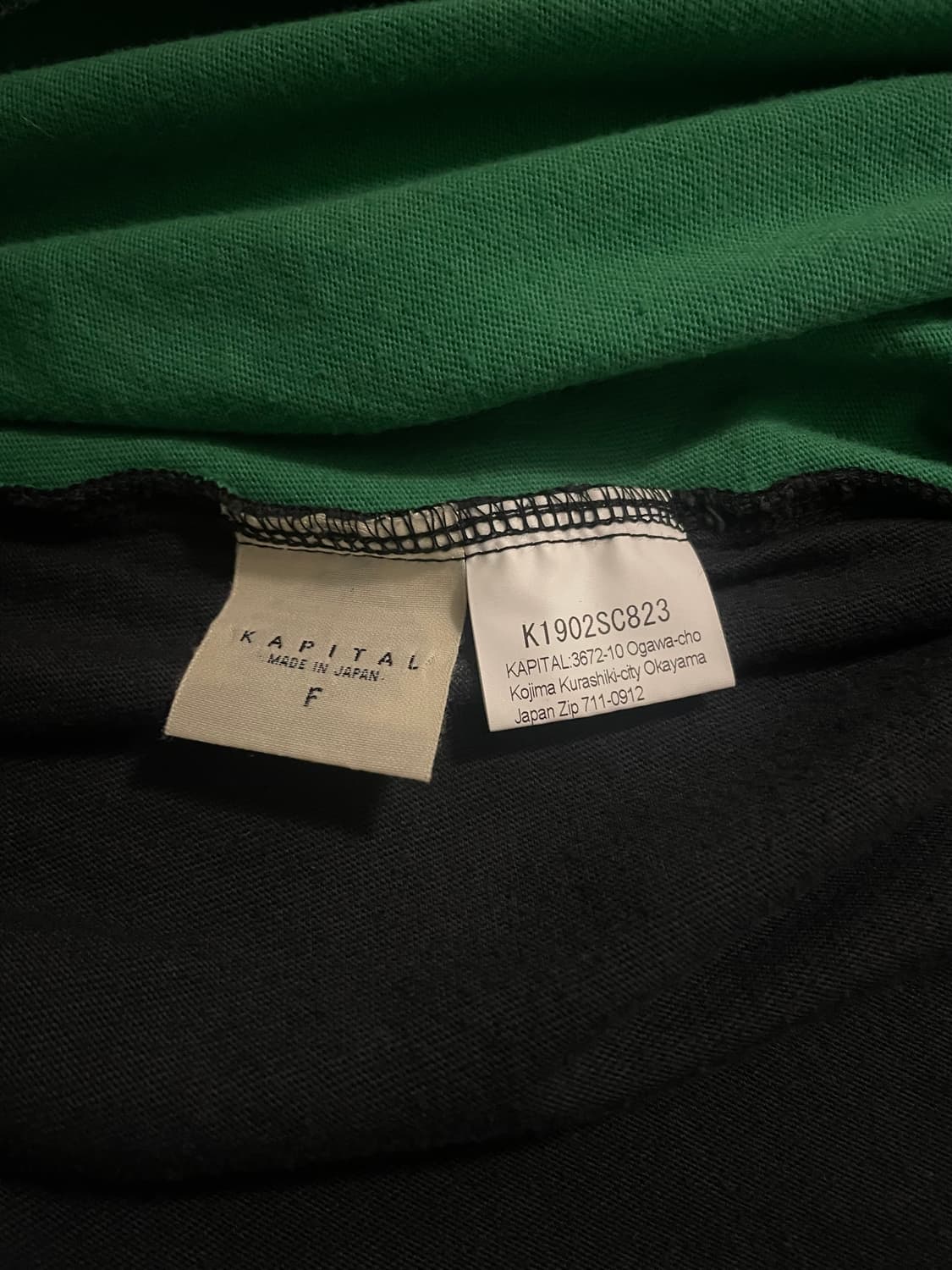 캐피탈 투톤 본 반팔 초판 [OS/105] 상품이미지4