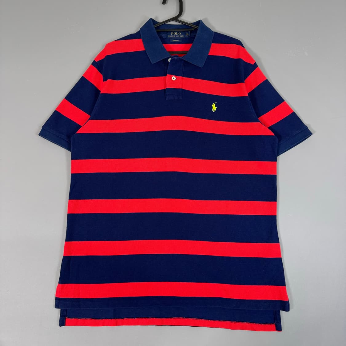 폴로 랄프로렌 럭비 스트라이프 카라 반팔티[071004 상품이미지3