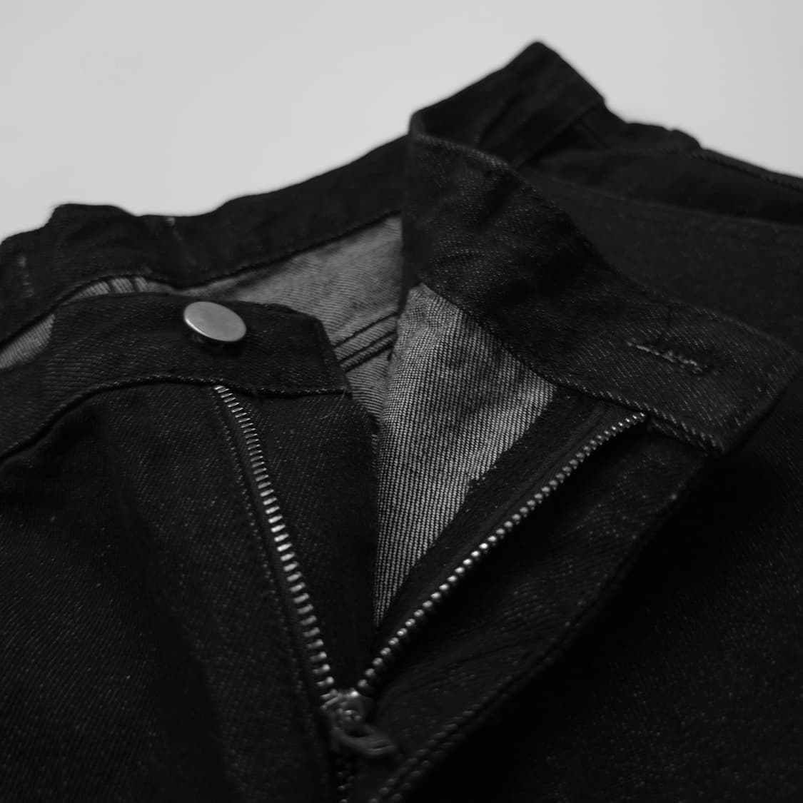 아메카지 빈티지 더블니 블랙 워크 팬츠 (L) 상품이미지5
