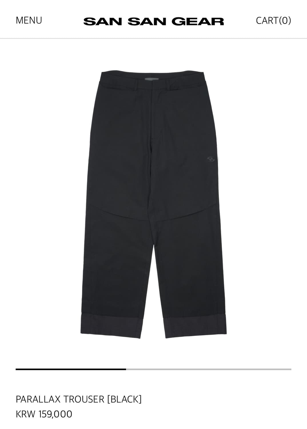 산산기어 parallax trouser 1 상품이미지2