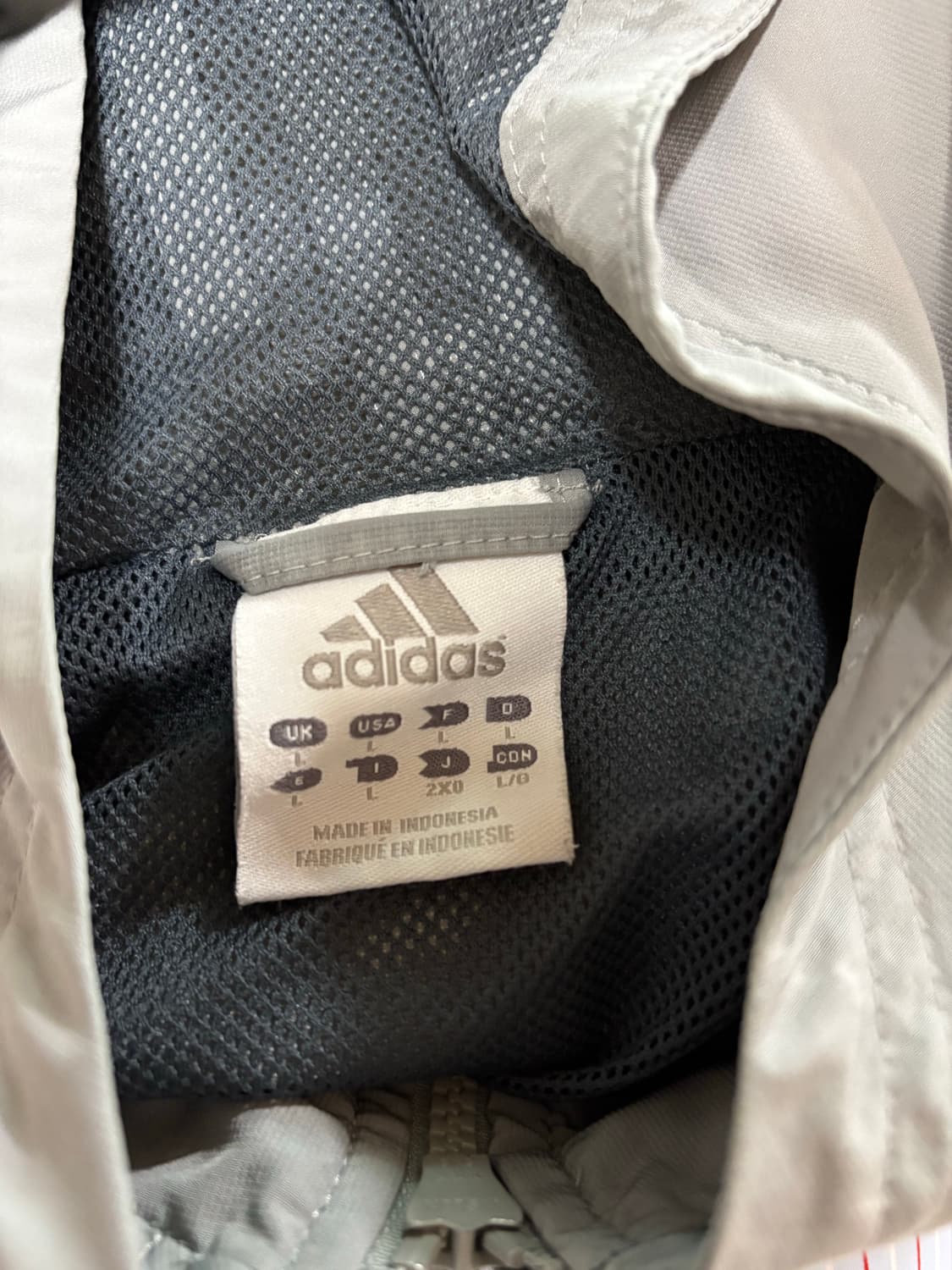 00s 아디다스 반집업 후드티 XL 상품이미지3