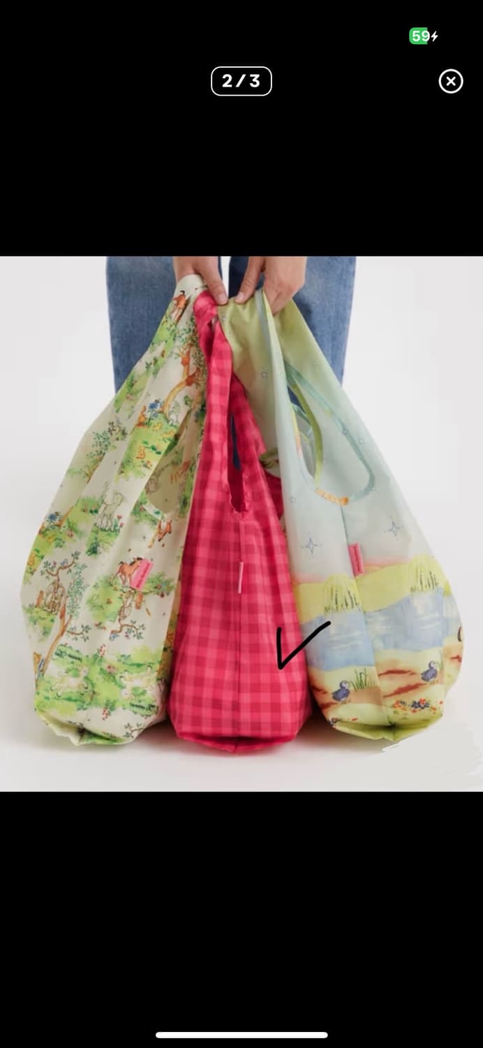 Baggu x molly goddard 스탠다드 장바구니 상품이미지2