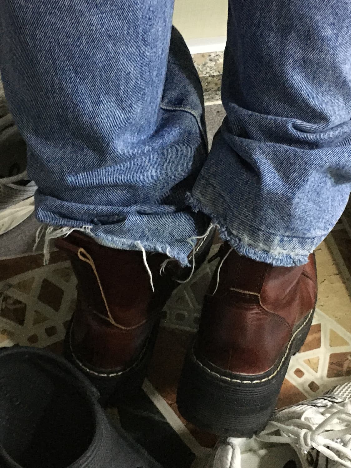 Vintage Levi’s patchwork jean 상품이미지9
