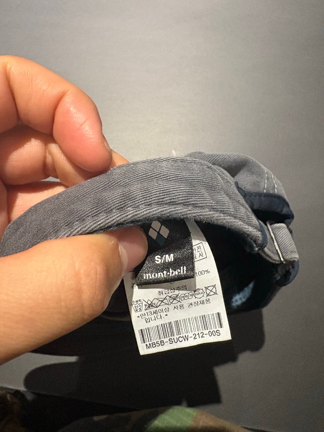 몽벨 빈티지 코튼 워크캡 모자 S 상품이미지5