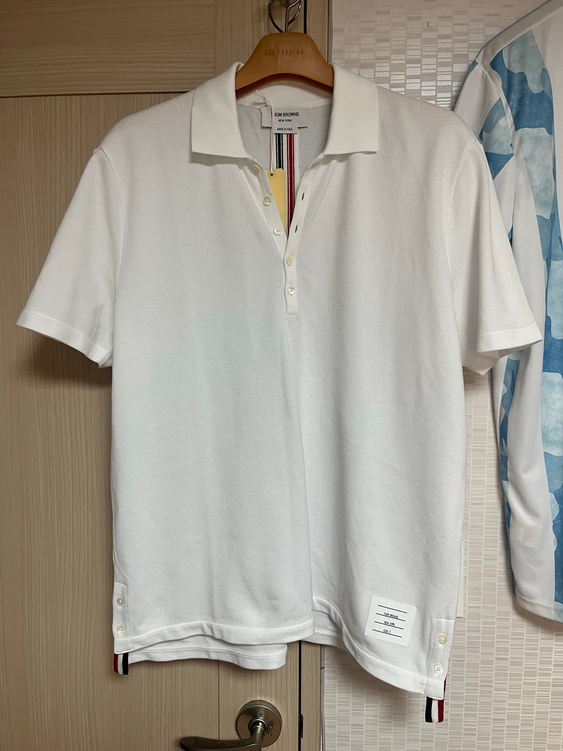 톰브라운 폴로 티셔츠 카라티 릴렉스핏 새상품 상품이미지1