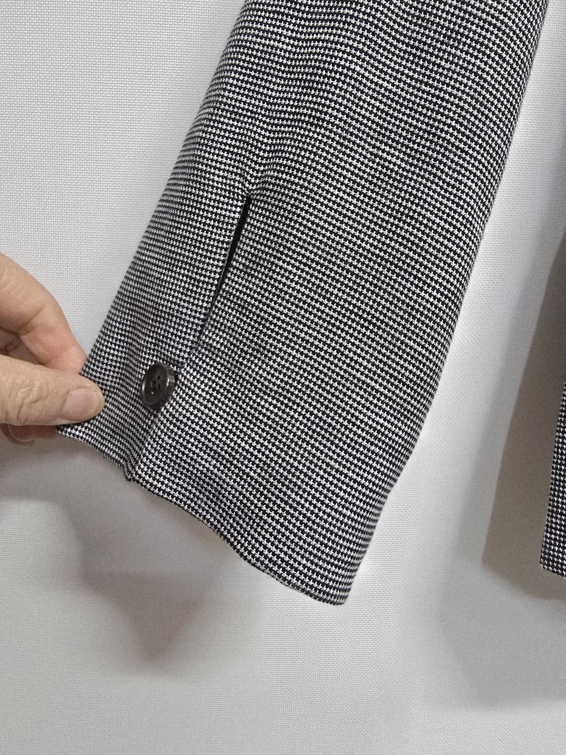 SJ SJ 체크 더블 면마혼방 자켓 상품이미지4