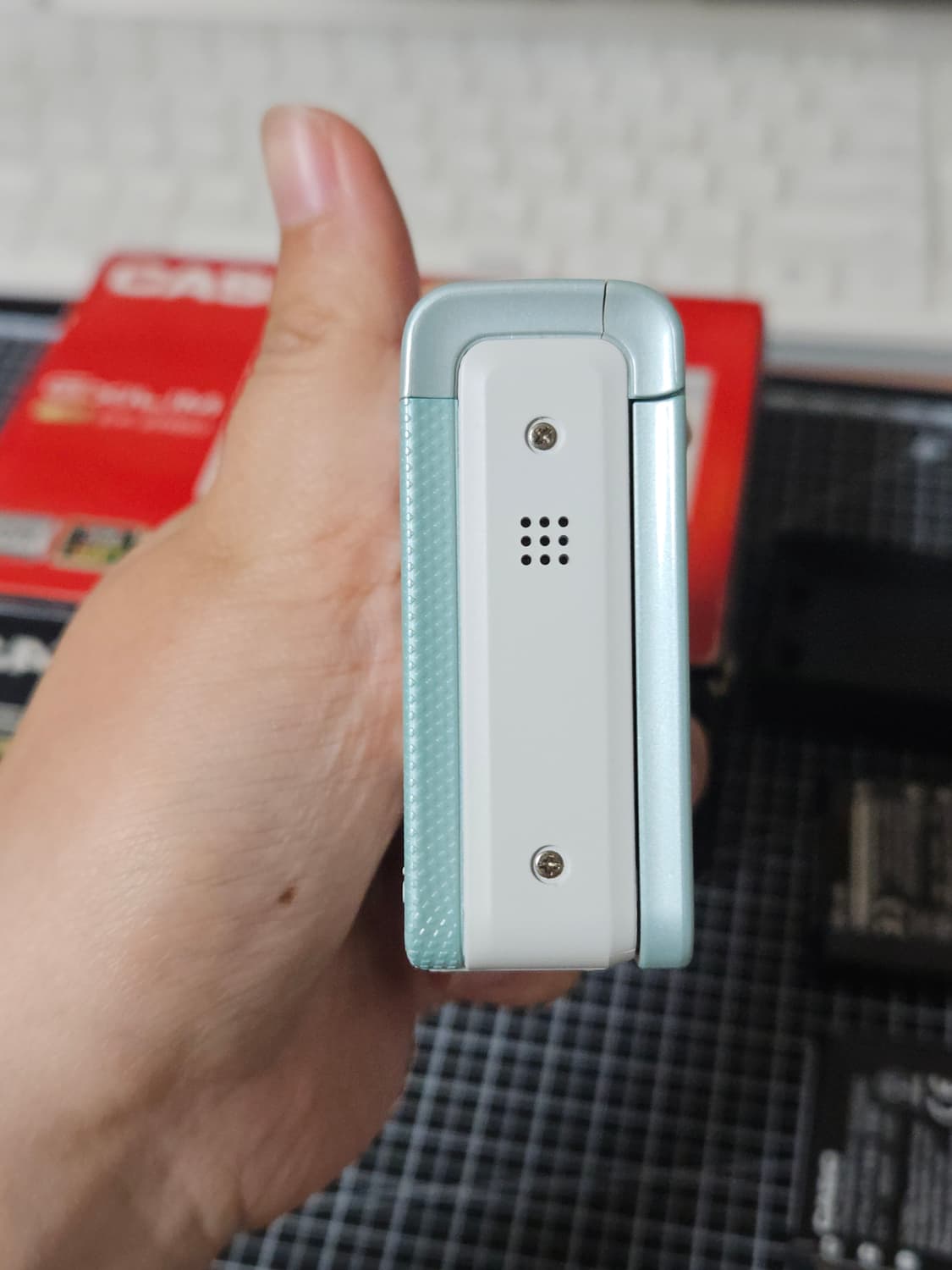 희귀) 카시오 엑슬림 ZR60 민트색 디카 풀박 상품이미지9