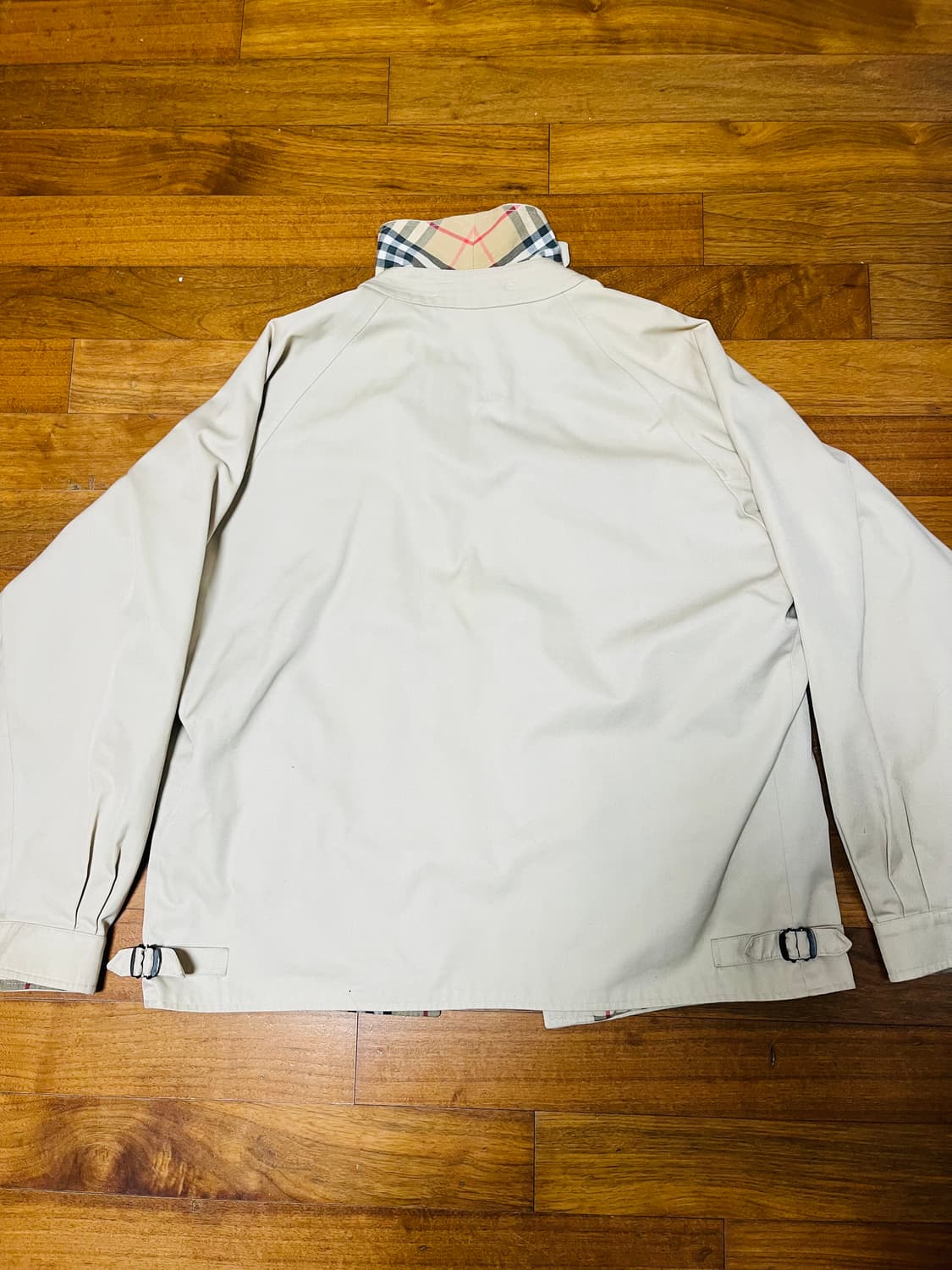 버버리 노바체크 블루종 자켓 상품이미지4