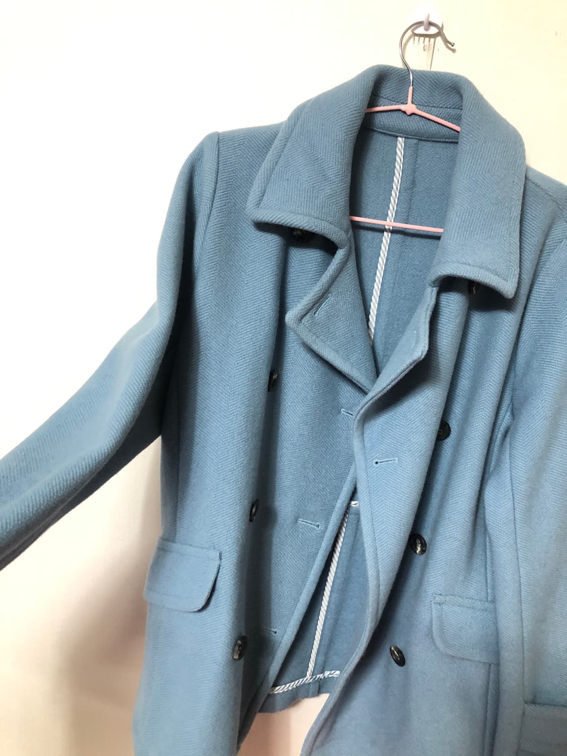 Sky Blue Half Coat 상품이미지2