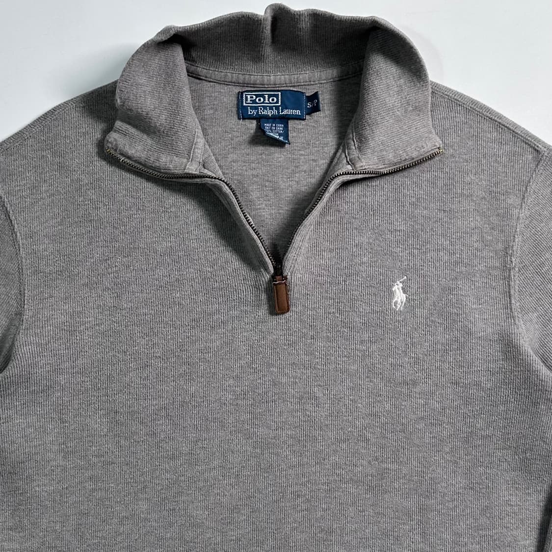 폴로 랄프로렌 그레이 반집업 상품이미지2