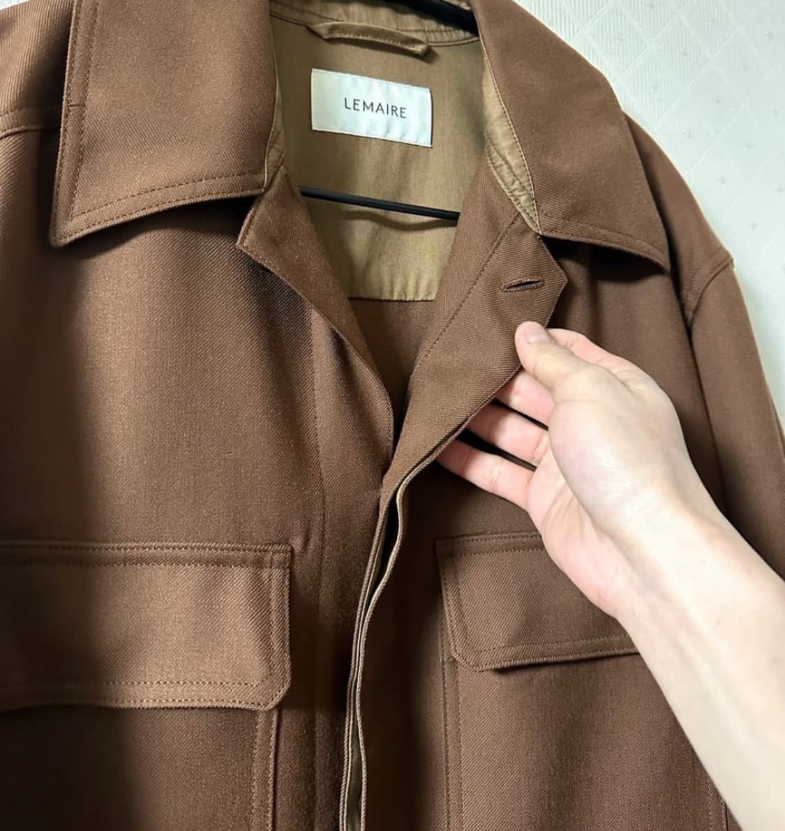 르메르 울 개버딘 자켓  상품이미지3