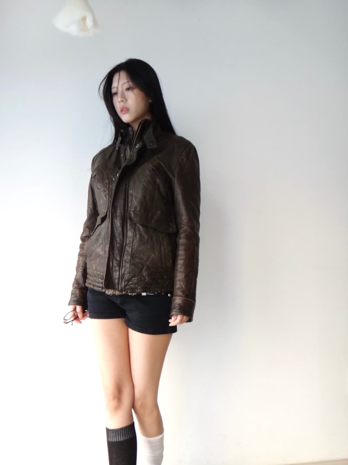 ZIOZIA bomber leather jacket 상품이미지6