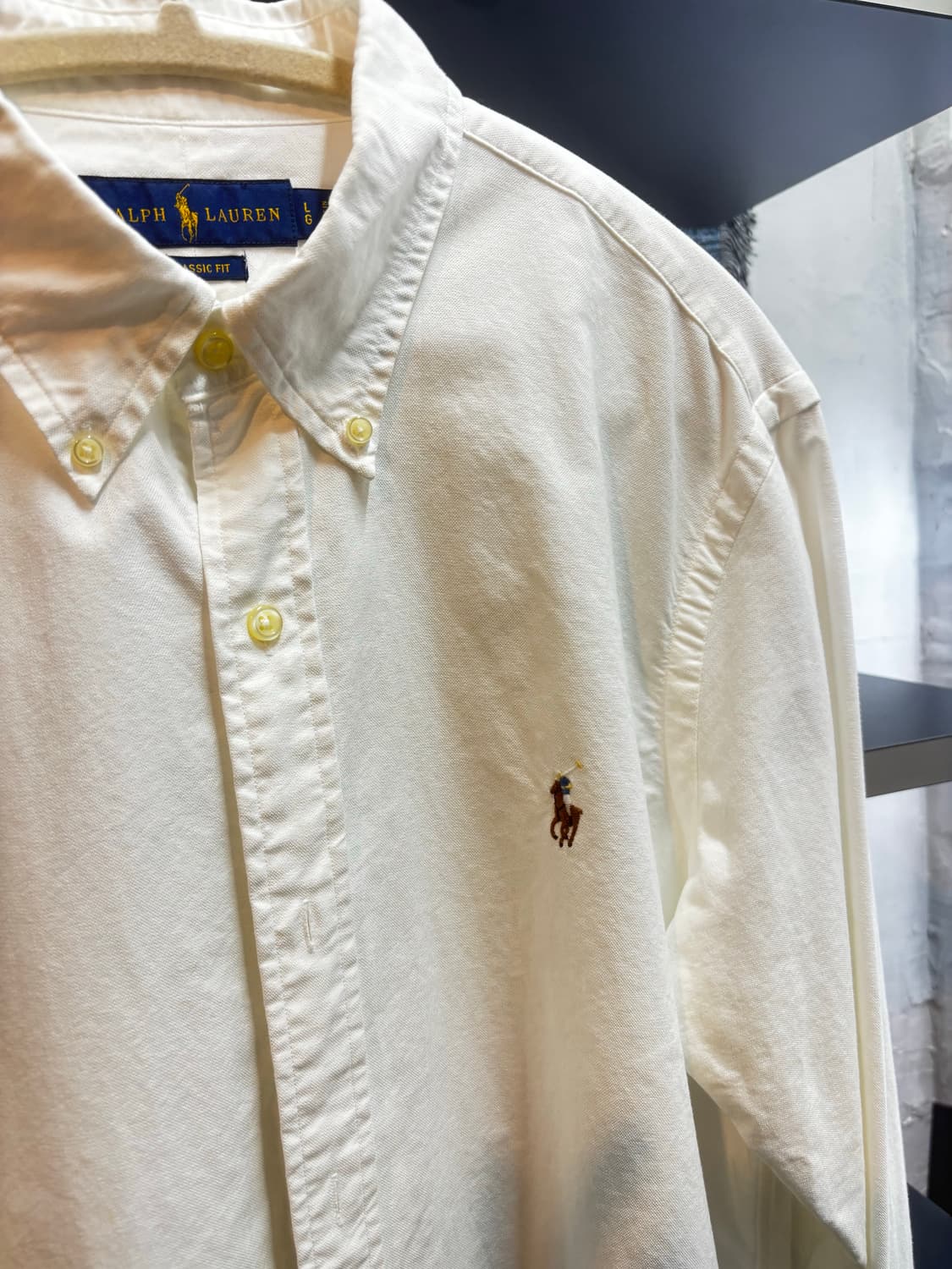 랄프 로렌 클래식핏 옥스포드 셔츠   상품이미지4