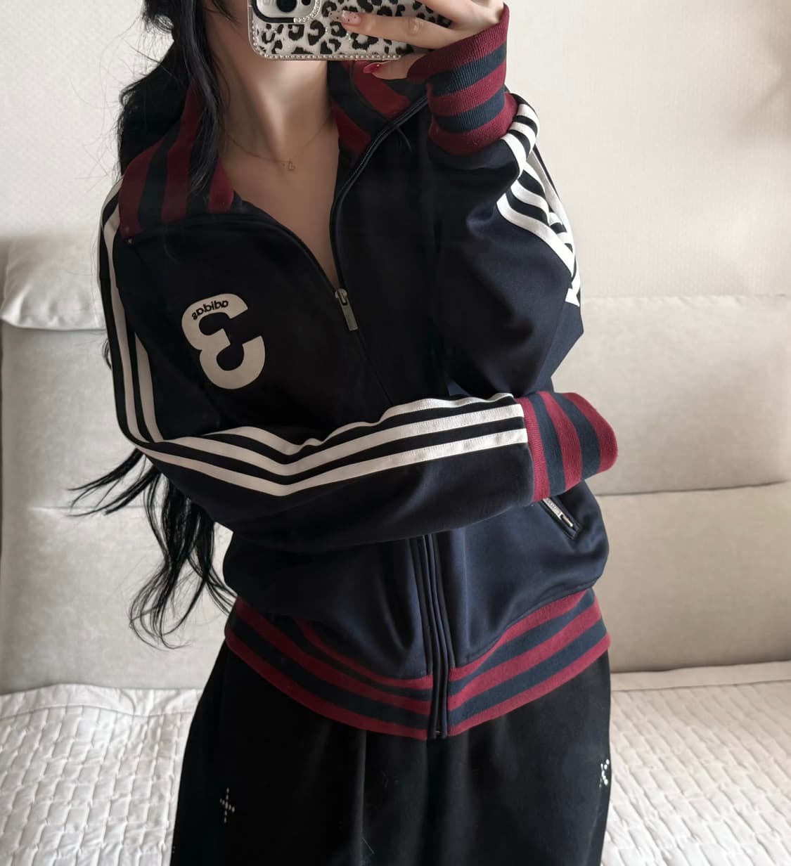 아디다스 딥네이비 버건디 져지 상품이미지1