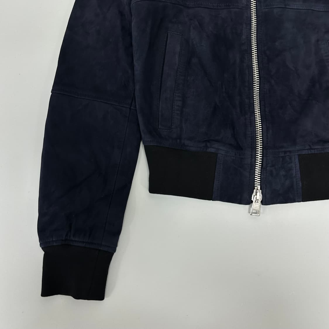 띠어리 스웨이드 램스킨 양가죽 블루종 자켓 상품이미지5